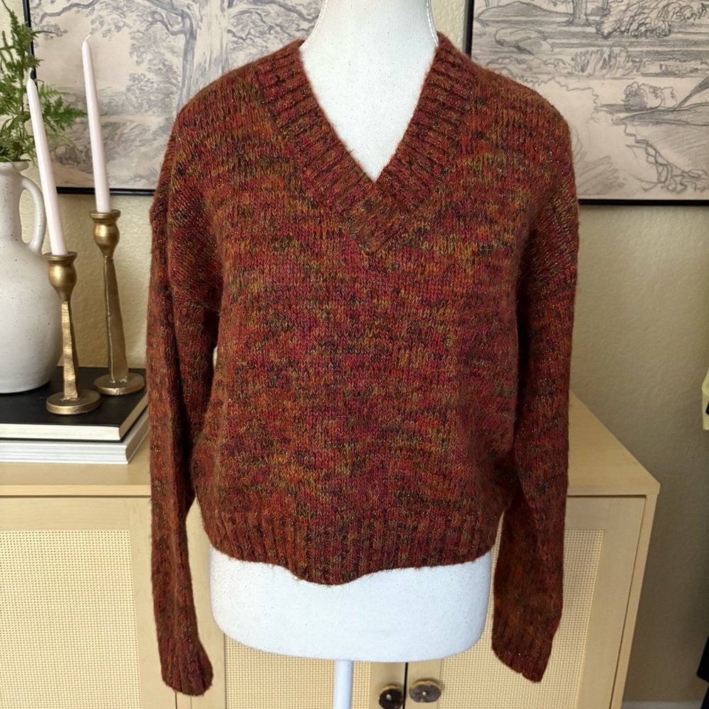 SCOTCH & SODA Wool Blend Pull Over Knit Sweater V Neck Size Extra‎ Small